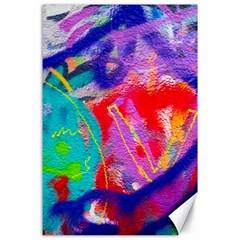 Crazy Graffiti Canvas 24  X 36  by essentialimage