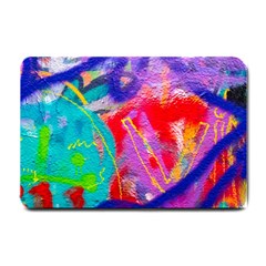 Crazy Graffiti Small Doormat  by essentialimage