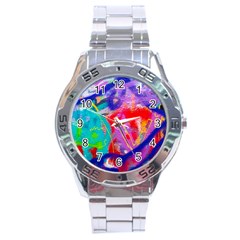 Crazy Graffiti Stainless Steel Analogue Watch by essentialimage