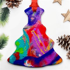 Crazy Graffiti Christmas Tree Ornament (two Sides) by essentialimage