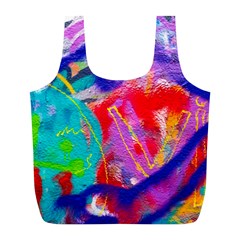 Crazy Graffiti Full Print Recycle Bag (l) by essentialimage