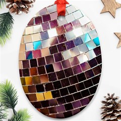 Disco Ball Ornament (oval) by essentialimage