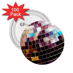 Disco Ball 2 25  Buttons (100 Pack)  by essentialimage