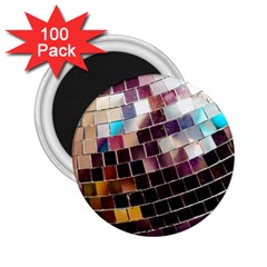 Disco Ball 2 25  Magnets (100 Pack)  by essentialimage