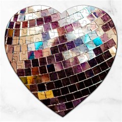 Disco Ball Jigsaw Puzzle (heart) by essentialimage