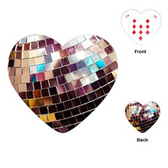 Disco Ball Playing Cards Single Design (heart) by essentialimage