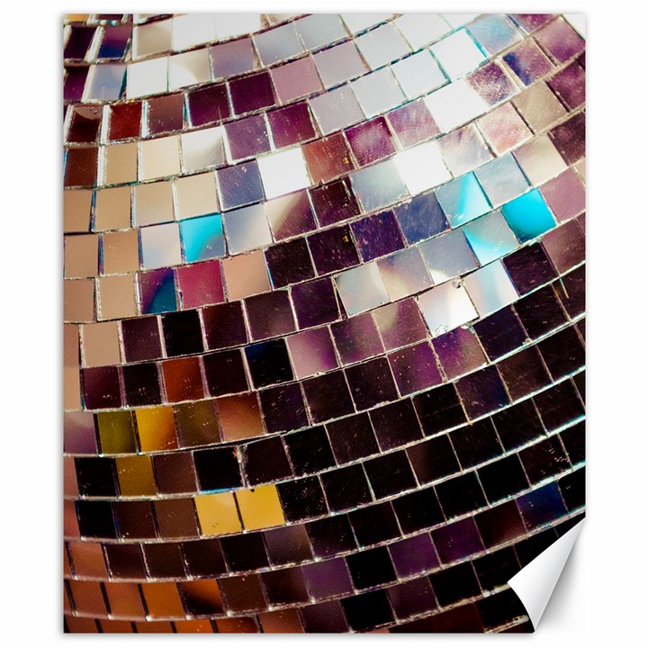 Disco Ball Canvas 8  x 10 