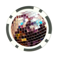 Disco Ball Poker Chip Card Guard (10 Pack) by essentialimage