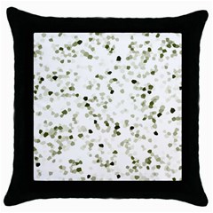 Square Motif Abstract Geometric Pattern Throw Pillow Case (black)