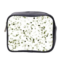 Square Motif Abstract Geometric Pattern Mini Toiletries Bag (two Sides)