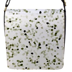 Square Motif Abstract Geometric Pattern Flap Closure Messenger Bag (s) by dflcprintsclothing