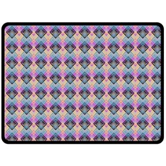 Pink And Blue Fleece Blanket (large)  by Sparkle