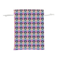 Pink And Blue Lightweight Drawstring Pouch (s) by Sparkle