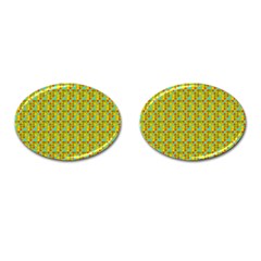 Lemon And Yellow Cufflinks (oval) by Sparkle