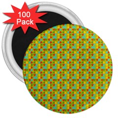 Lemon And Yellow 3  Magnets (100 Pack) by Sparkle