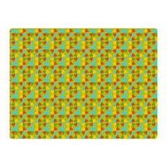 Lemon And Yellow Double Sided Flano Blanket (mini)  by Sparkle