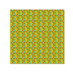 Lemon And Yellow Small Satin Scarf (square) by Sparkle