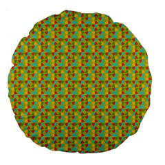 Lemon And Yellow Large 18  Premium Flano Round Cushions by Sparkle