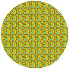 Lemon And Yellow Wooden Puzzle Round by Sparkle