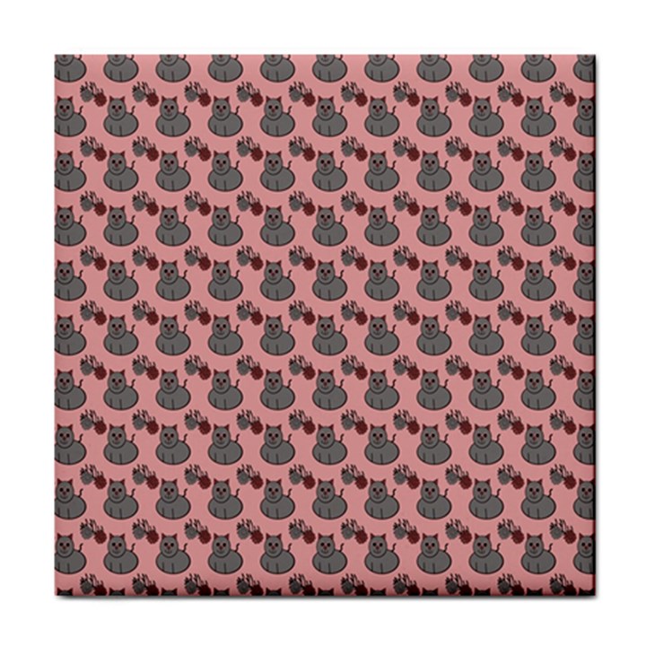 Cats Tile Coaster