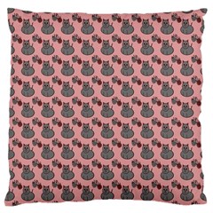 Cats Large Cushion Case (one Side) by Sparkle