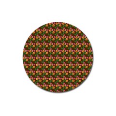 Floral Magnet 3  (round)