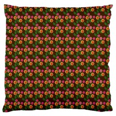 Floral Standard Flano Cushion Case (one Side) by Sparkle