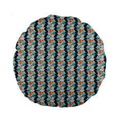 Geometry Colors Standard 15  Premium Round Cushions