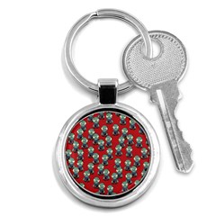 Zombie Virus Key Chain (round) by helendesigns