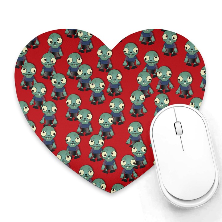 Zombie Virus Heart Mousepads