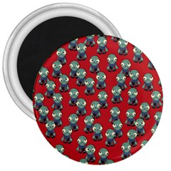 Zombie Virus 3  Magnets by helendesigns