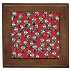 Zombie Virus Framed Tile by helendesigns