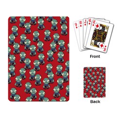 Zombie Virus Playing Cards Single Design (rectangle)