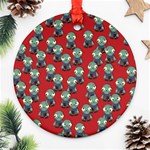 Zombie Virus Ornament (Round) Front