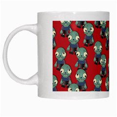 Zombie Virus White Mugs by helendesigns