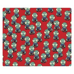 Zombie Virus Double Sided Flano Blanket (small)  by helendesigns