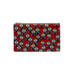 Zombie Virus Cosmetic Bag (small) by helendesigns