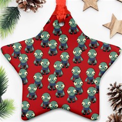 Zombie Virus Star Ornament (two Sides) by helendesigns