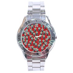 Zombie Virus Stainless Steel Analogue Watch by helendesigns