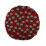 Zombie Virus Standard 15  Premium Flano Round Cushions Front