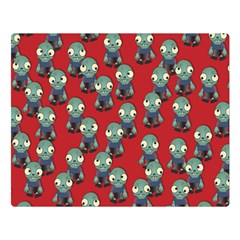 Zombie Virus Double Sided Flano Blanket (large)  by helendesigns