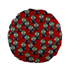 Zombie Virus Standard 15  Premium Round Cushions