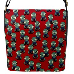 Zombie Virus Flap Closure Messenger Bag (s)