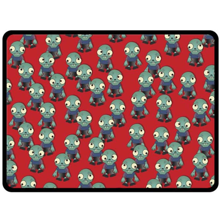 Zombie Virus Double Sided Fleece Blanket (Large) 