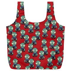 Zombie Virus Full Print Recycle Bag (xl) by helendesigns