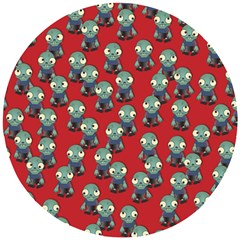 Zombie Virus Wooden Puzzle Round by helendesigns