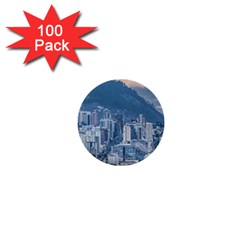 Aerial Cityscape Quito Ecuador 1  Mini Buttons (100 Pack)  by dflcprintsclothing