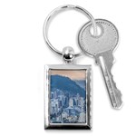 Aerial Cityscape Quito Ecuador Key Chain (Rectangle) Front