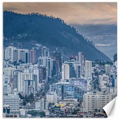 Aerial Cityscape Quito Ecuador Canvas 12  X 12  by dflcprintsclothing