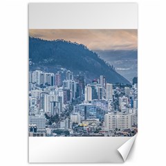 Aerial Cityscape Quito Ecuador Canvas 12  X 18  by dflcprintsclothing